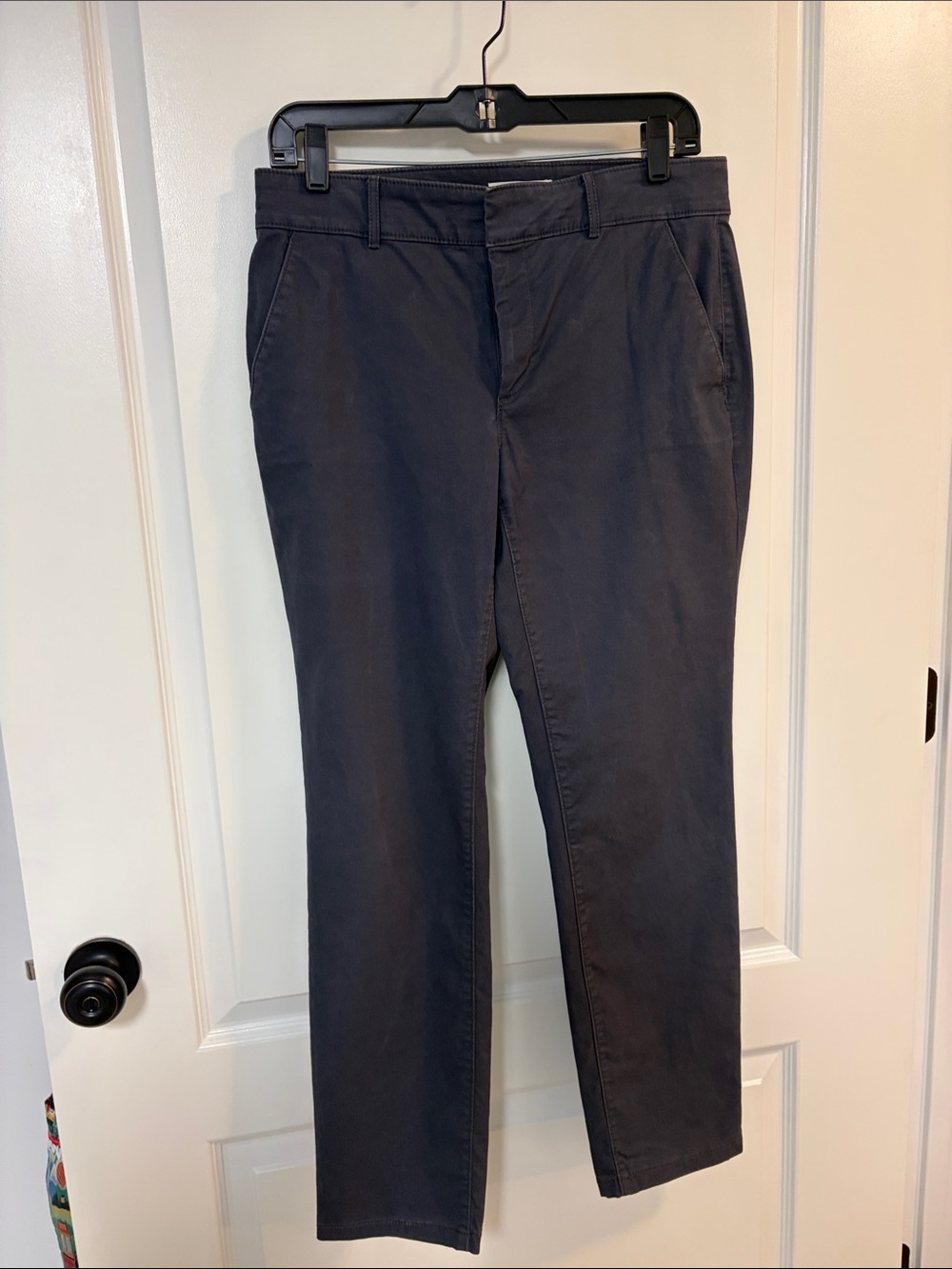LOFT Women’s Gray Chinos - Straight Leg